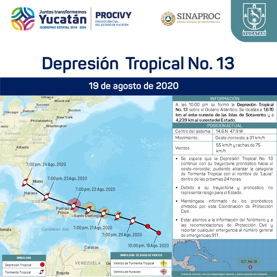 Depresión Tropical 13