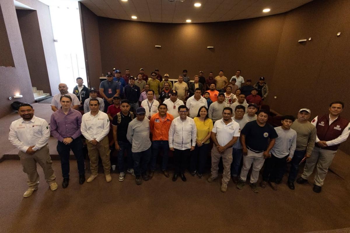 Se brindó capacitación a municipios sobre la prevención y atención de incendios