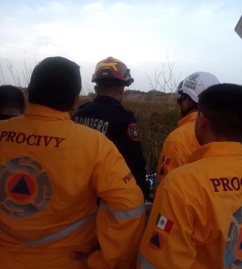 Incendio Forestal cerca de Sisal.
