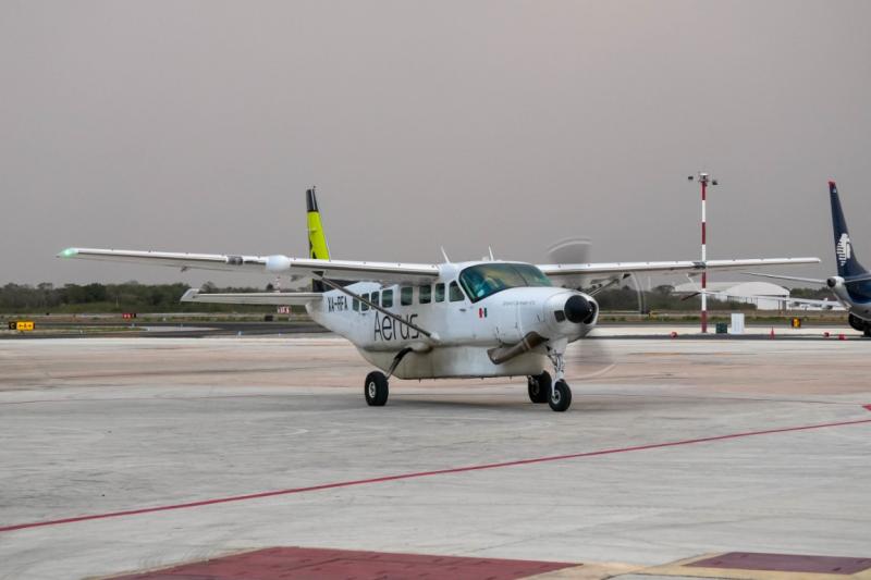 Retoma operaciones vuelo Villahermosa–Mérida de Aerus