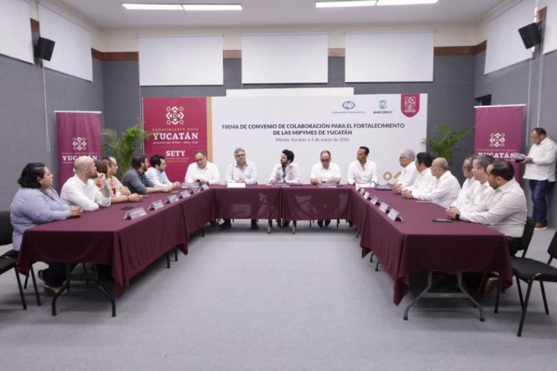 Gobierno de Yucatán y Nacional Financiera suman esfuerzos para impulsar a las MiPyMEs