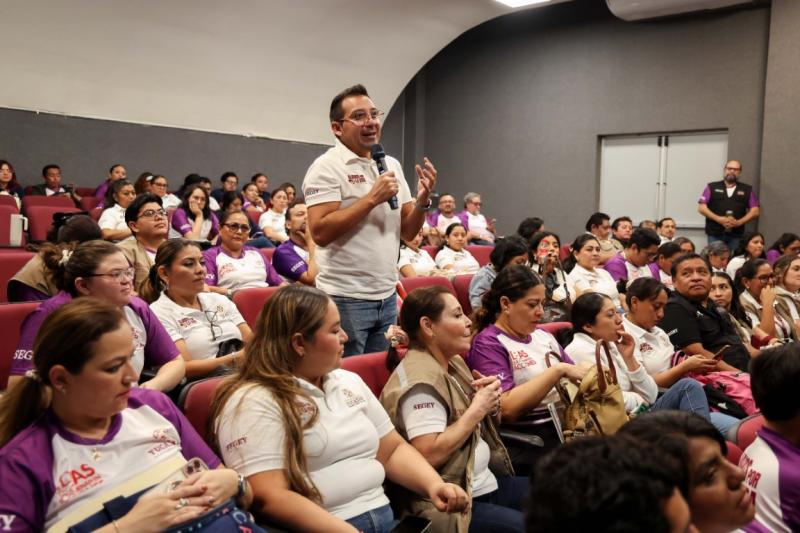 Capacita Segey a personal educativo en protocolos de atención y autocuidado psicológico