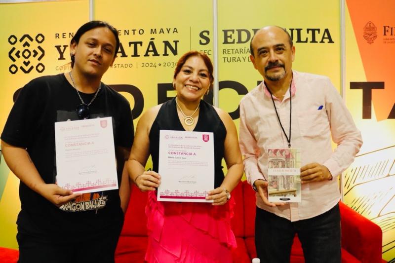 Jornada de literatura, historia y arte gráfico con lleno total en el stand de Sedeculta en la Filey