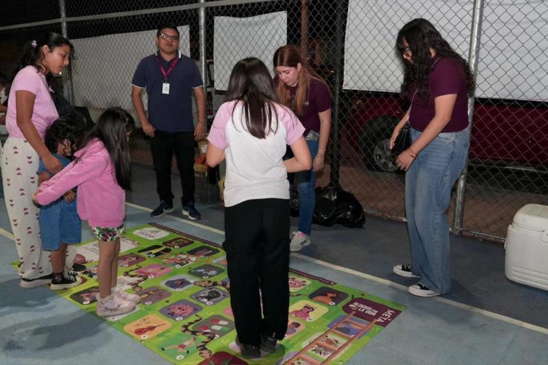 Instalan comité Aliados por la Comunidad en Cholul con Feria del Bienestar para las familias