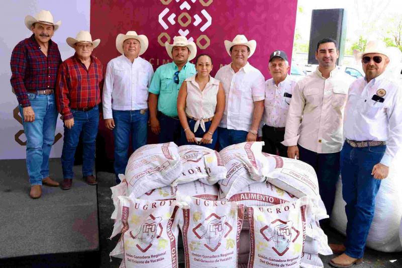 San Felipe fortalece su actividad pecuaria y recibe apoyo ante la sequía