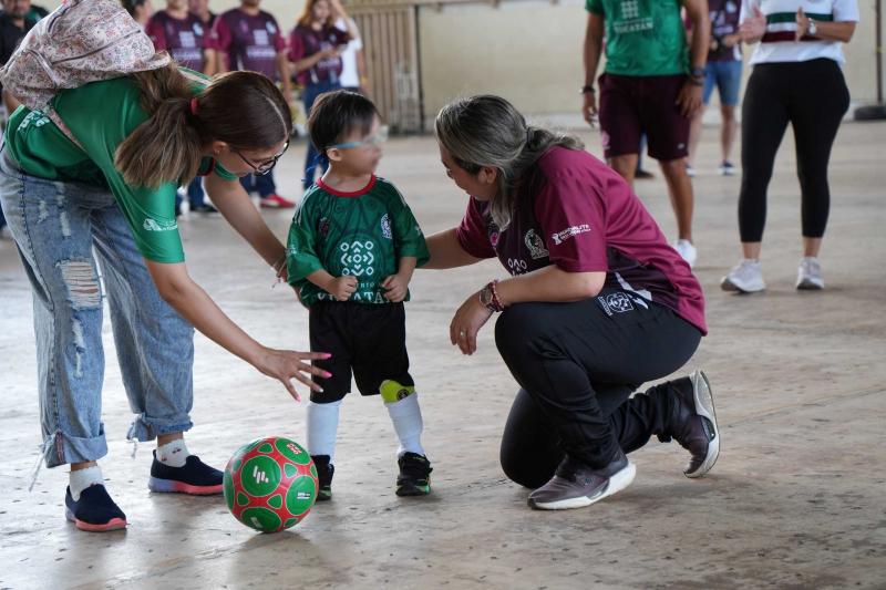 Mundialito Inclusivo reúne a niñas, niños y jóvenes en una jornada de deporte y convivencia