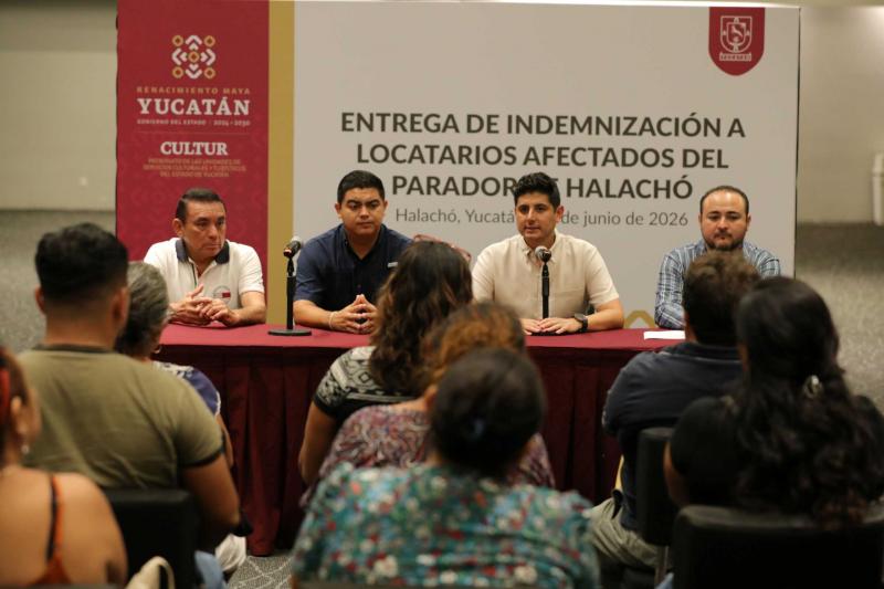 Gobierno del Estado respalda a locatarias y locatarios del Parador Turístico de Halachó