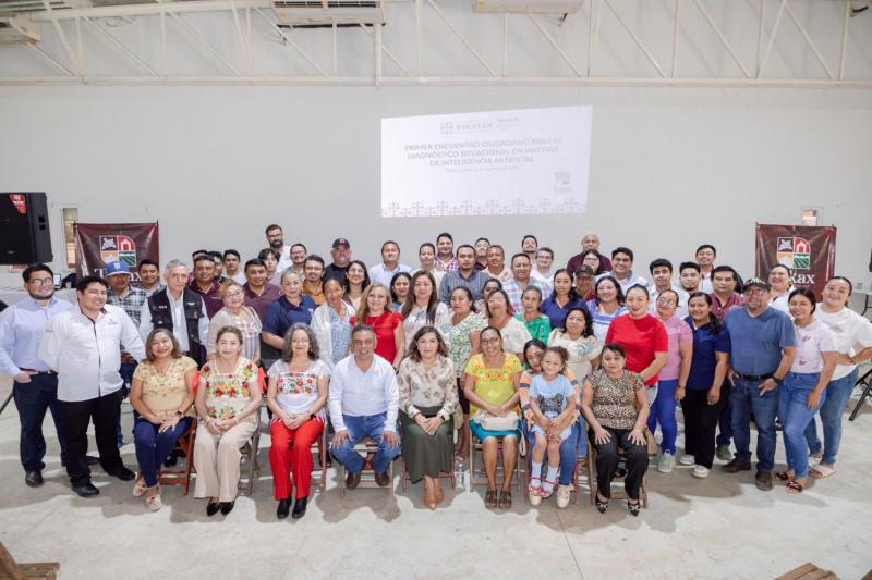 Inician en Tekax encuentros ciudadanos para construir agenda de inteligencia artificial en Yucatán