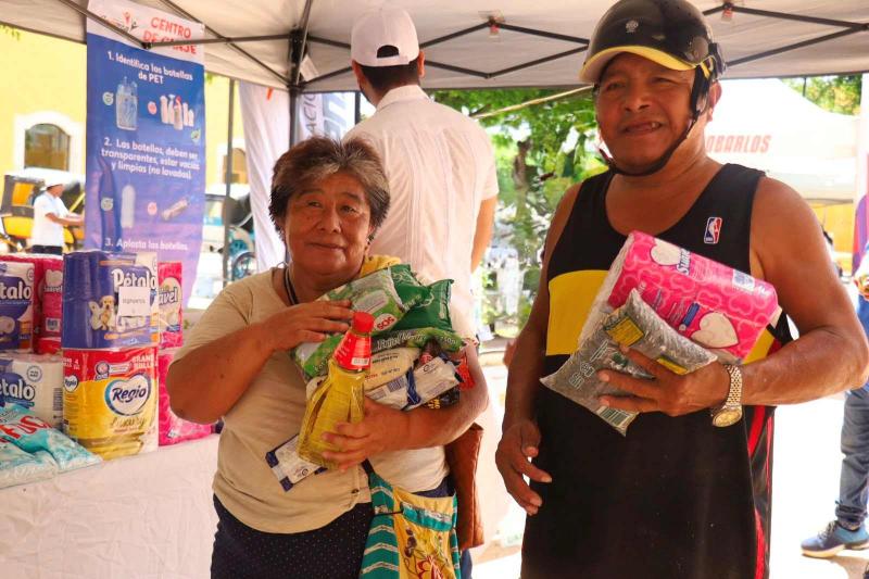 Mercado Circular recupera 1,363.5 kilogramos de reciclables en Izamal