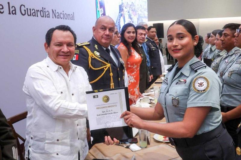 Guardia Nacional cumple siete años: Díaz Mena celebra la paz que sostiene la coordinación con Sheinbaum en Yucatán
