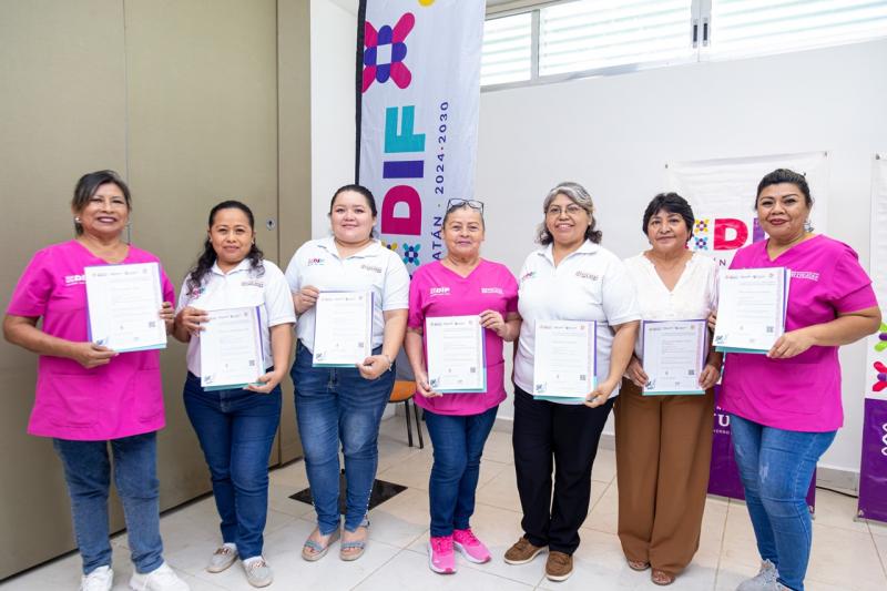 DIF Yucatán fortalece la profesionalización del servicio público con certificación en competencias laborales