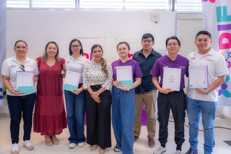 DIF Yucatán fortalece la profesionalización del servicio público con certificación en competencias laborales