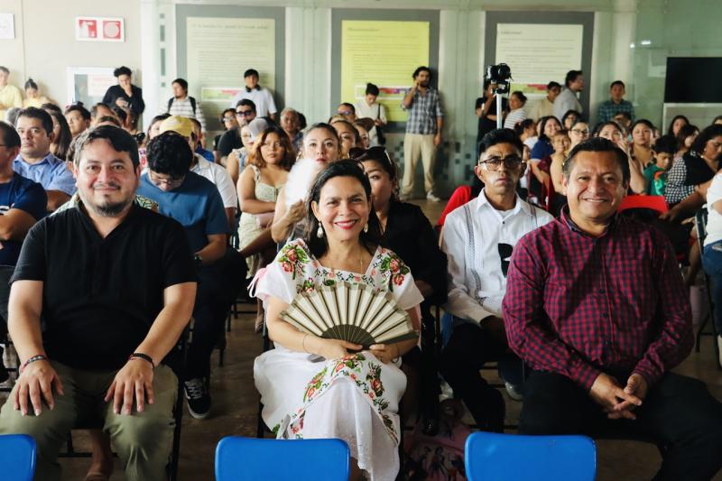 Coros infantiles de Sedeculta llenan Gran Museo del Mundo Maya con el concierto "Dame la mano y cantaremos"