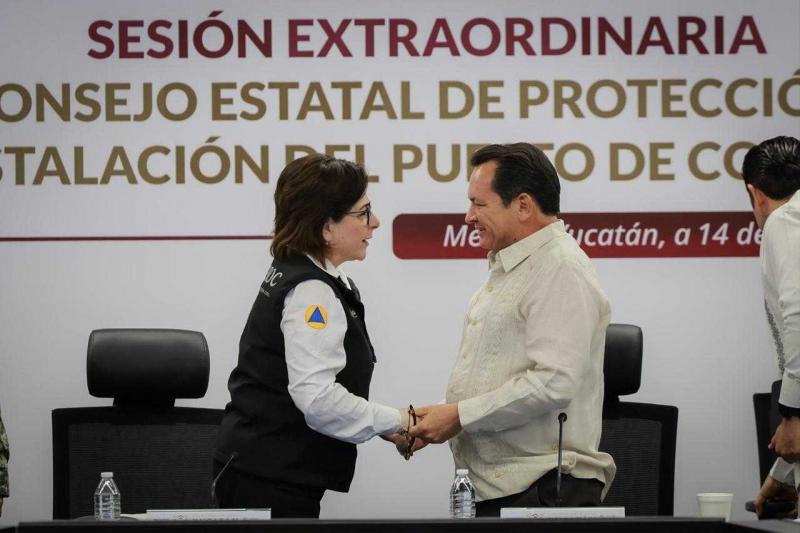 Yucatán refuerza su capacidad de respuesta para proteger a las familias ante ciclones tropicales