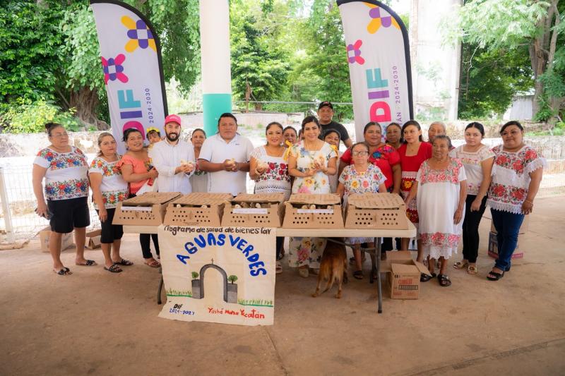 DIF Yucatán impulsa seguridad alimentaria con proyectos productivos en comunidades de Muna y Maxcanú