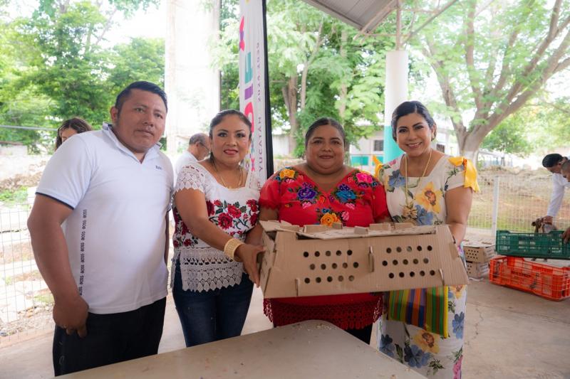 DIF Yucatán impulsa seguridad alimentaria con proyectos productivos en comunidades de Muna y Maxcanú
