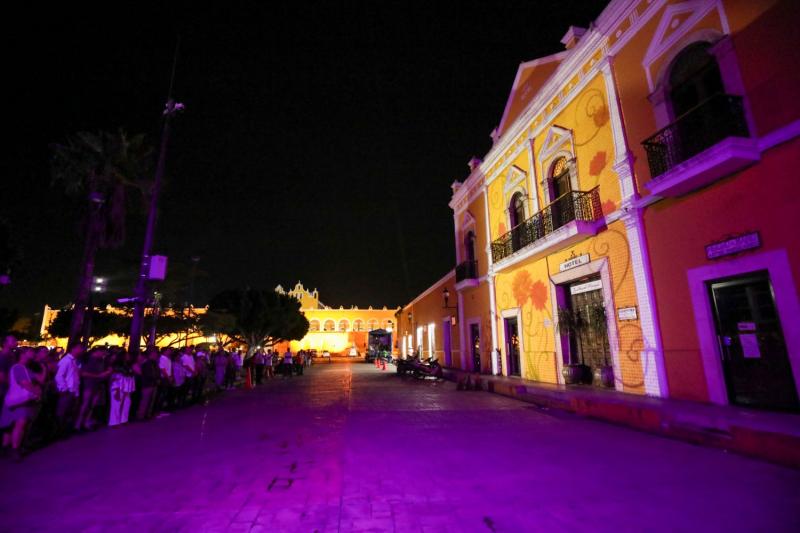 Reactivan el videomapping "Senderos de Luz" en Izamal
