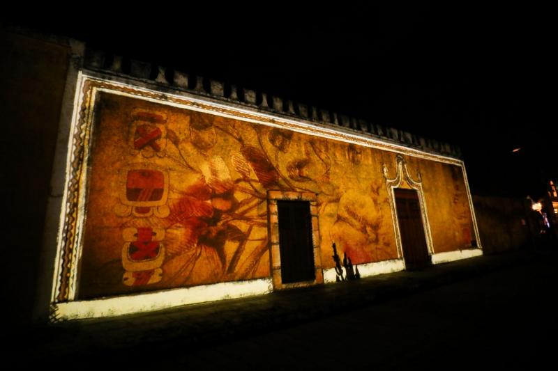 Reactivan el videomapping "Senderos de Luz" en Izamal