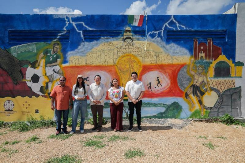 Renacimiento Maya reconstruye calles para 2,600 habitantes de Kopomá