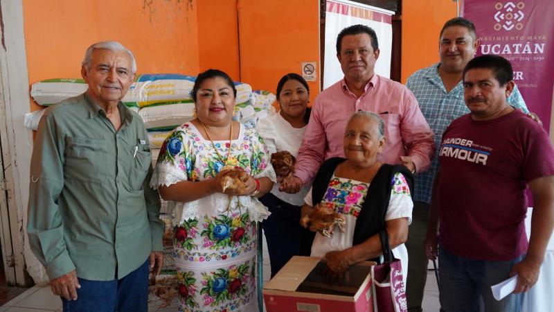 Gobierno del Estado asegura bienestar alimentario de familias yucatecas