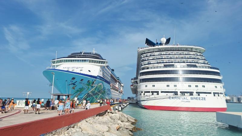 Crece el turismo de cruceros en Yucatán con un incremento de 14.3% en arribos