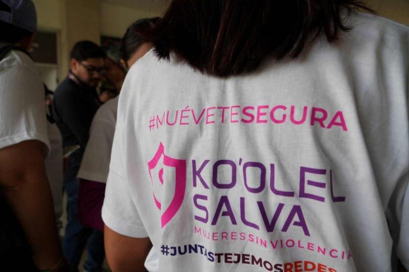Ko’olel Salva protege a mujeres en espacios cotidianos y transporte público