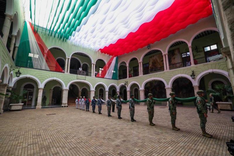 Yucatán inicia festejos por Mes de la Patria