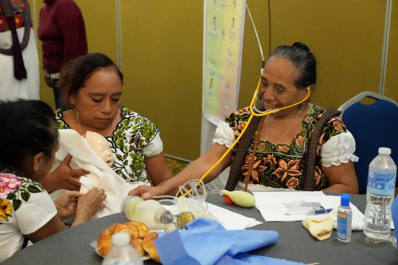 Parteras mayahablantes refuerzan saberes y atención a recién nacidos