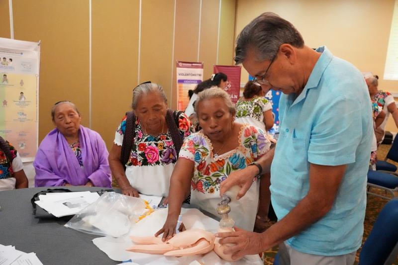 Parteras mayahablantes refuerzan saberes y atención a recién nacidos