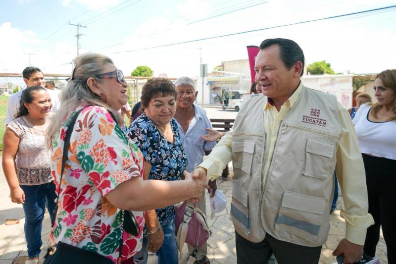 Luego de años de abandono, el Renacimiento Maya lleva bienestar a familias de Mérida con la modernización de espacios públicos