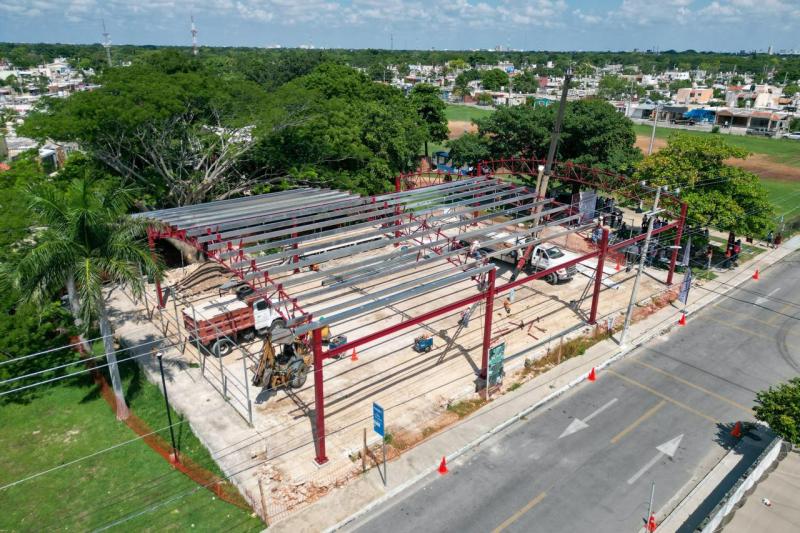 Luego de años de abandono, el Renacimiento Maya lleva bienestar a familias de Mérida con la modernización de espacios públicos