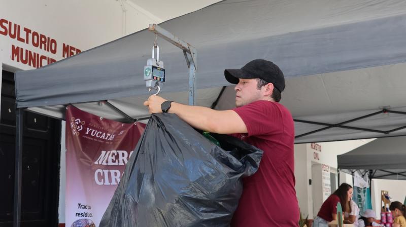 Mercado Circular convierte el reciclaje en apoyos para 109 familias de Tunkás