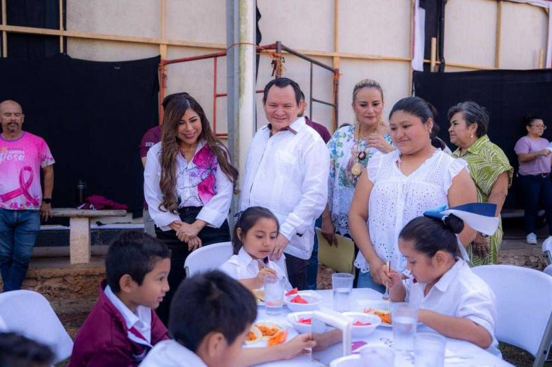 Invierte Renacimiento Maya 1.4 millones de pesos en comedor escolar para Tahmek