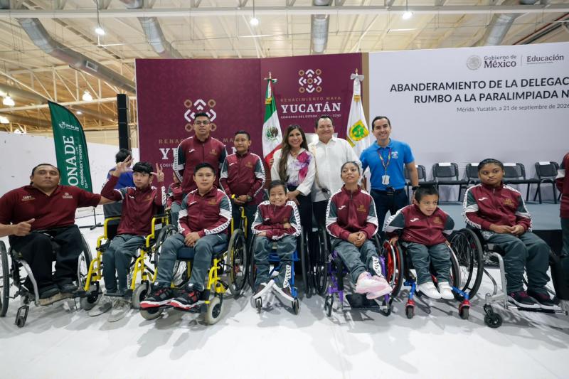 Renacimiento Maya abandera a 76 atletas rumbo a la Paralimpiada Nacional Conade 2026