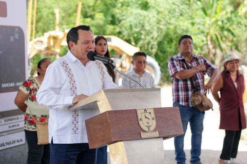 Invierte Renacimiento Maya más de 22 mdp en carretera Sahcabá-Huhí que beneficia a más de 13 mil habitantes