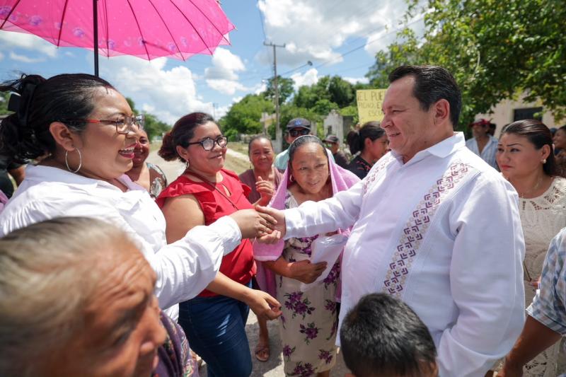 Invierte Renacimiento Maya más de 22 mdp en carretera Sahcabá-Huhí que beneficia a más de 13 mil habitantes