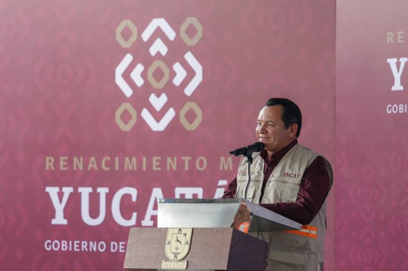 Cumple Renacimiento Maya con carreteras en Oxkutzcab