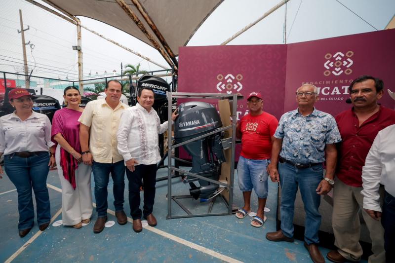Renacimiento Maya respalda al sector pesquero con 20 millones de pesos para motores nuevos