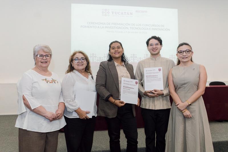 Yucatán reconoce talento científico con premios por 232 mil pesos