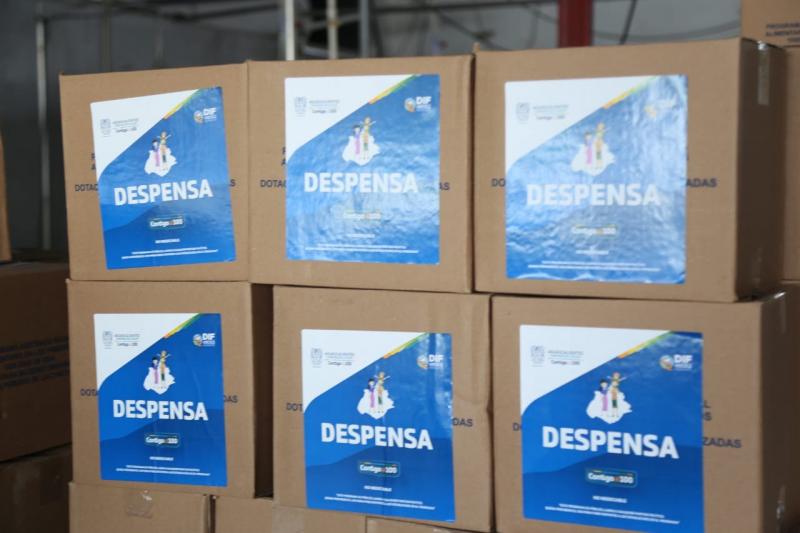 Llegan a Yucatán más de 43 toneladas de víveres enviados por Tamaulipas, Querétaro y Aguascalientes para apoyar a las familias afectadas por "Amanda" y "Cristóbal"