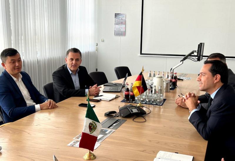 Gobernador Mauricio Vila Dosal concreta con empresa alemana Preh el establecimiento del Centro de Desarrollo de Ingeniería del Sureste de México que generará 300 empleos