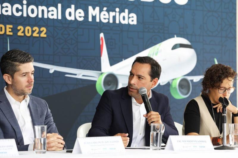 Yucatán se consolida como destino turístico al lograr el establecimiento de una nueva base operativa de Viva Aerobus en el Aeropuerto Internacional de Mérida