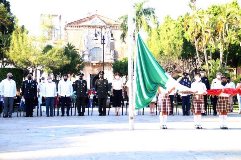 Con llamado a la unidad y la paz, inician en Yucatán las Fiestas Patrias