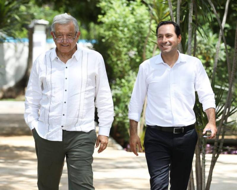Trabajo de la mano entre el Gobernador Mauricio Vila Dosal y el Presidente Andrés Manuel López Obrador para impulsar proyectos que transformen Yucatán