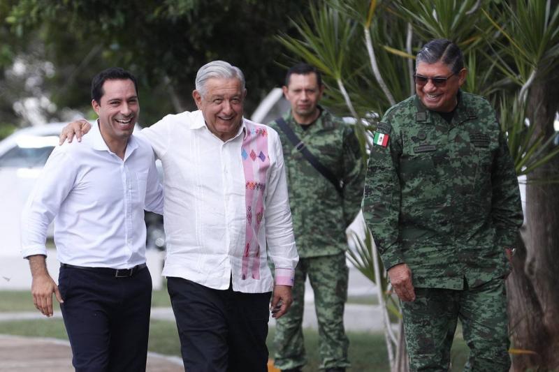 El Gobernador Mauricio Vila Dosal y el Presidente Andrés Manuel López Obrador refrendan colaboración, para continuar promoviendo el desarrollo de Yucatán y al sureste del país