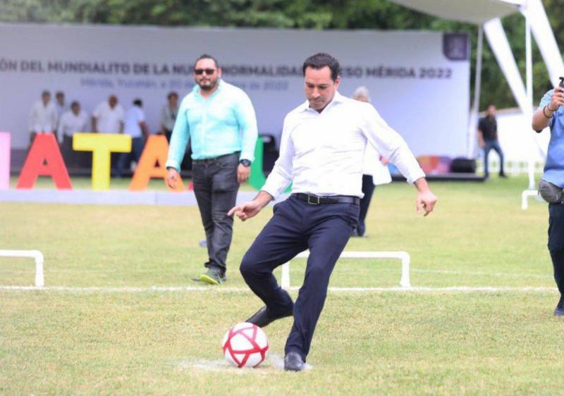 Inaugura el Gobernador Mauricio Vila Dosal, el torneo de fútbol Mundialito Cereso 2022, único en el país que se realiza en un Centro de Reinserción Social