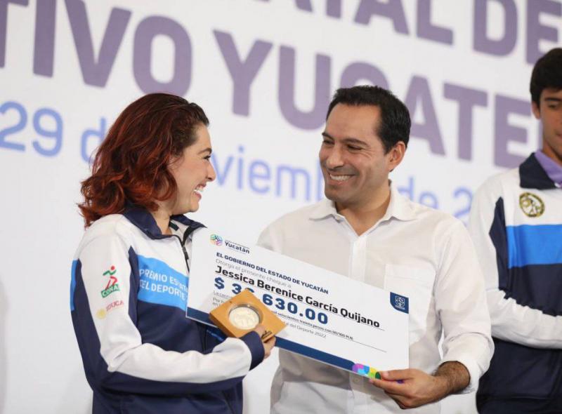 Reconoce el Gobernador Mauricio Vila Dosal a los deportistas yucatecos más destacados con el Premio Estatal del Deporte y el Mérito Deportivo Yucateco 2022