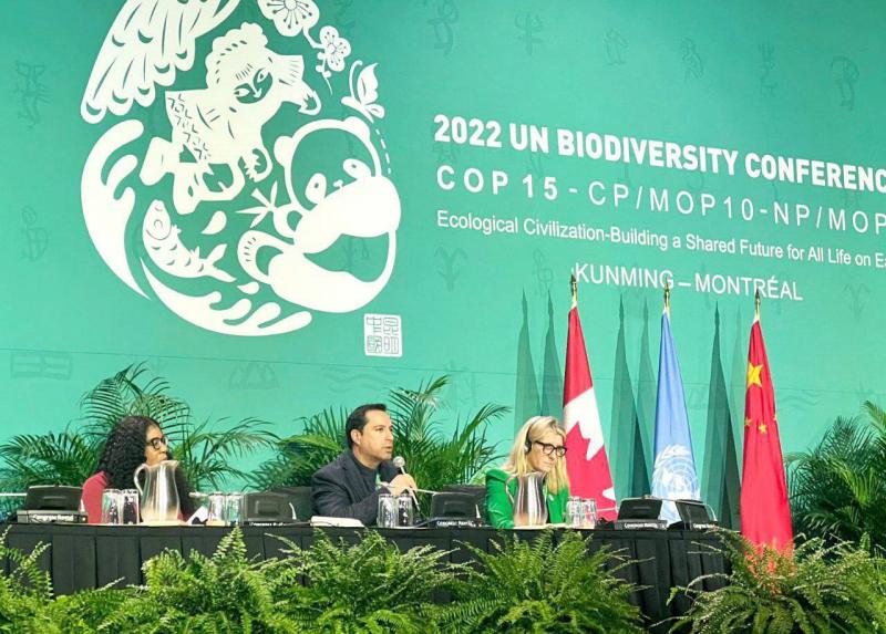 Expone el Gobernador Mauricio Vila Dosal acciones en Yucatán para proteger al medio ambiente como parte de su participación en la COP15 del Convenio de las Naciones Unidas sobre la Diversidad Biológica