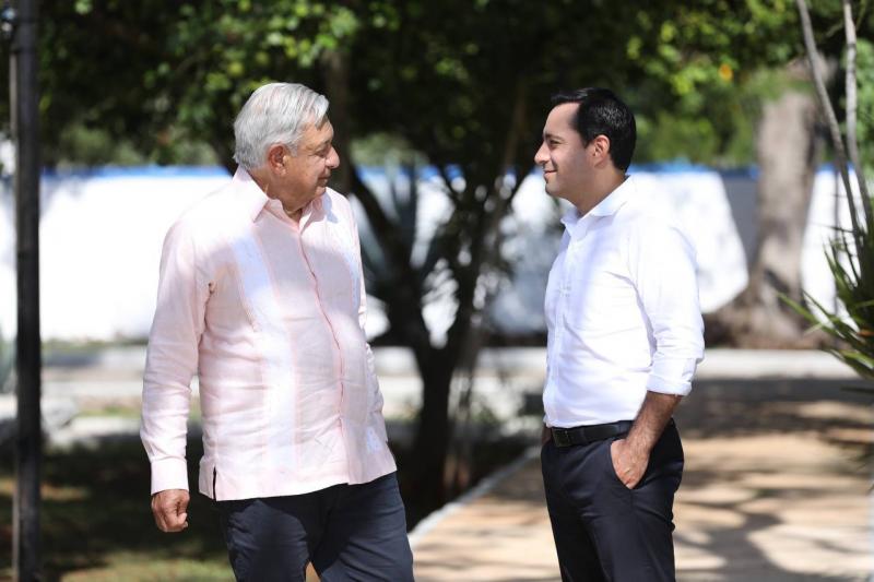 Reiteran el trabajo coordinado el Gobernador Mauricio Vila Dosal y el Presidente Andrés Manuel López Obrador para impulsar el desarrollo de Yucatán
