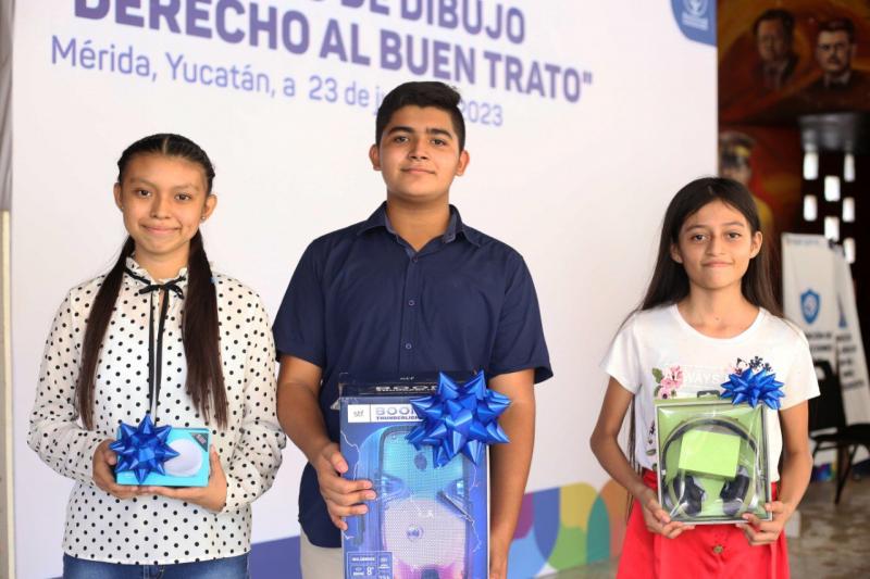 Niñas, niños y adolescentes de Yucatán promueven el buen trato en familia